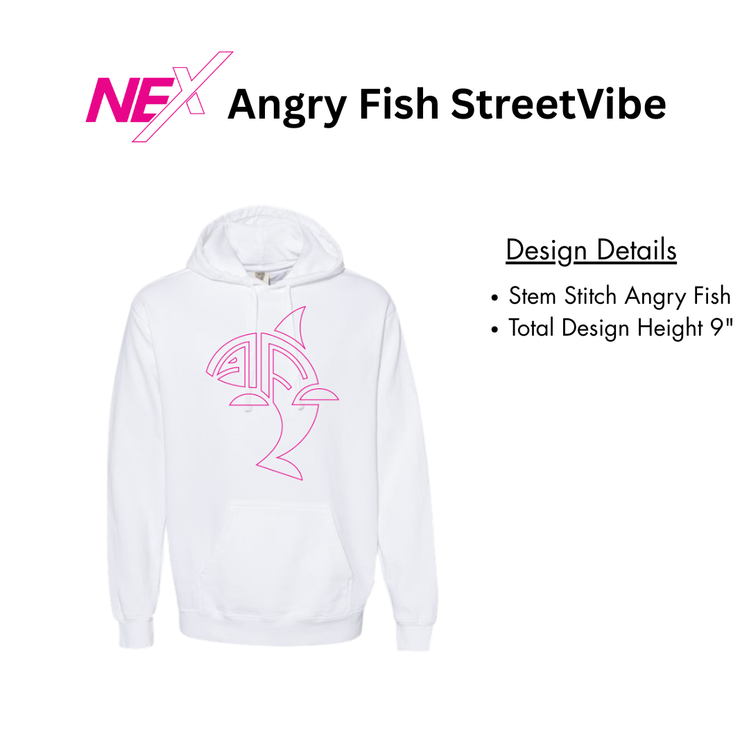 Angry Fish StreetVibe Iconic Hoodie