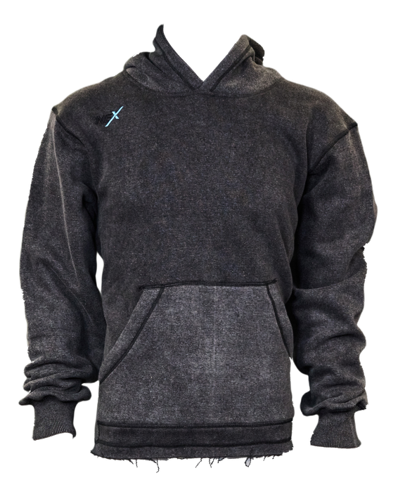 NEX Acid-Washed Fashion Hoodie