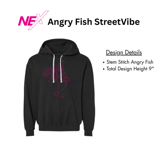 Angry Fish StreetVibe Iconic Hoodie