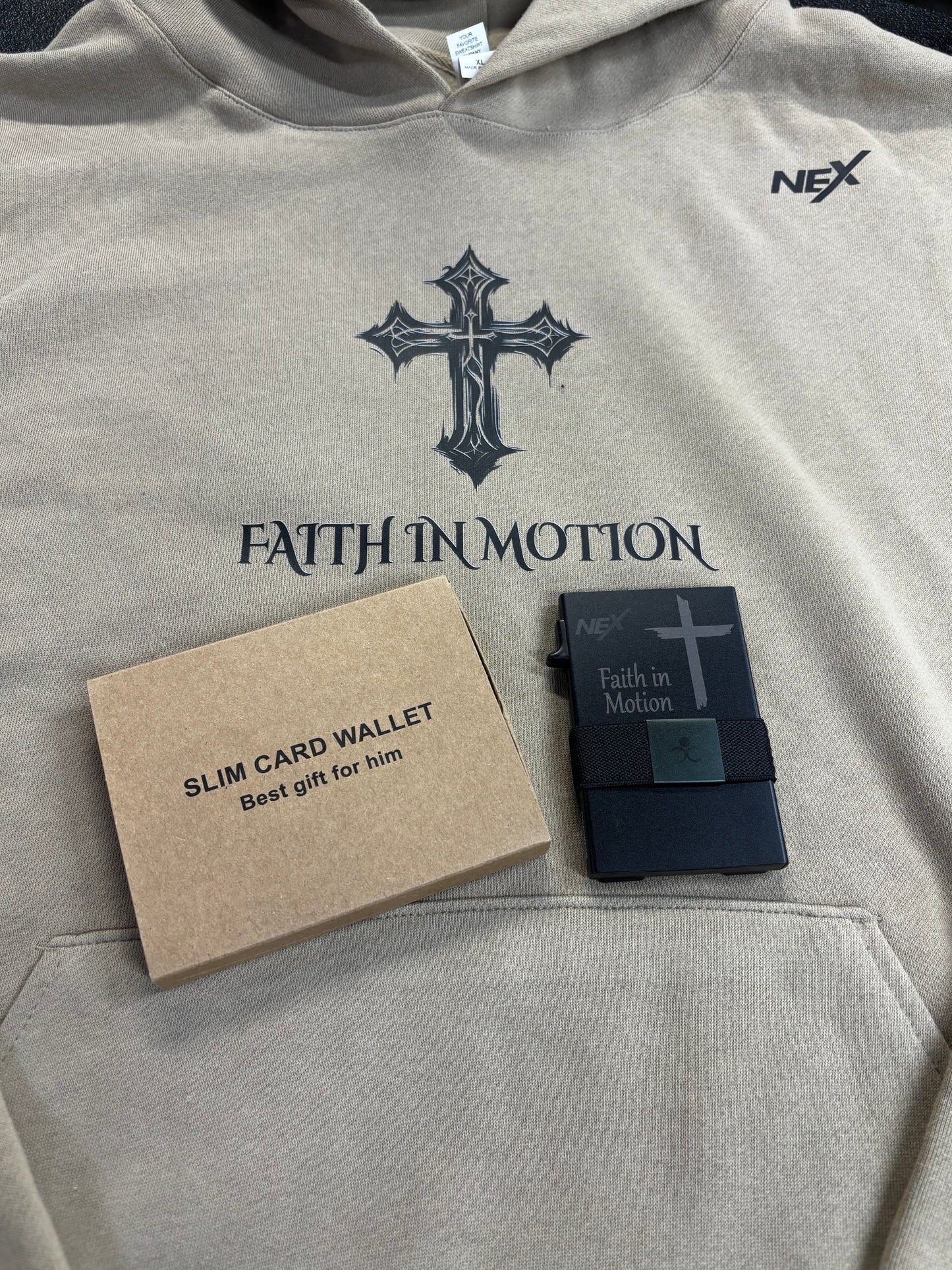 Faith In Motion Slim Card Wallet