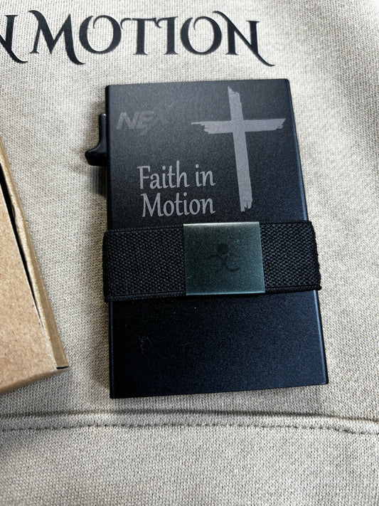 Faith In Motion Slim Card Wallet