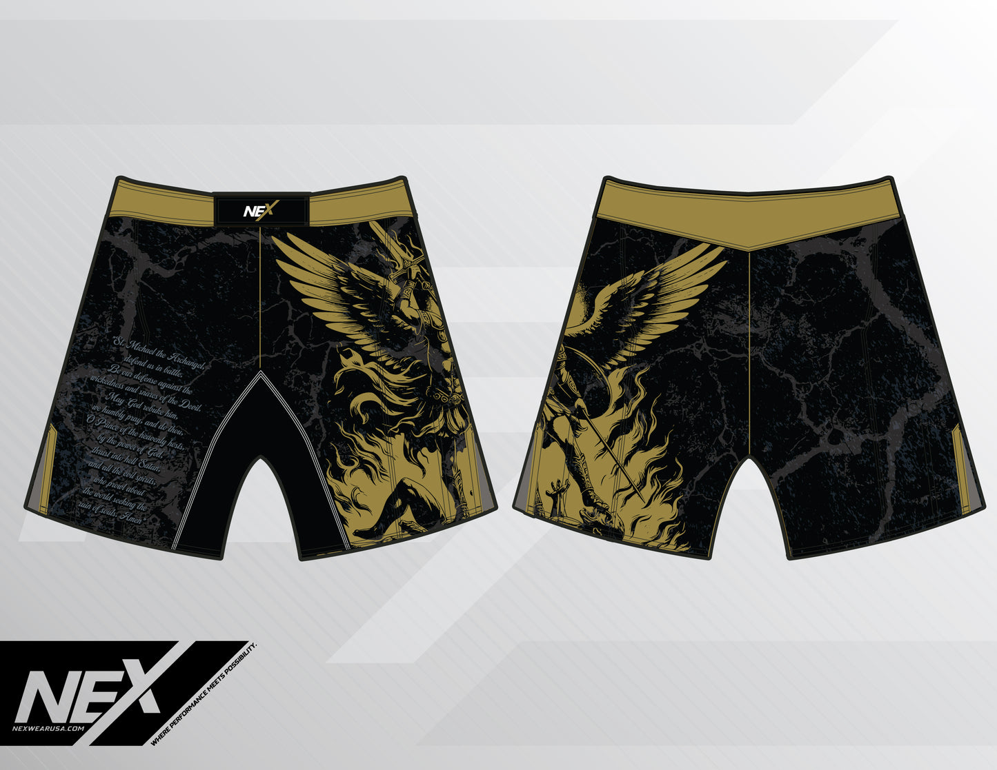 St. Michael Fight Shorts
